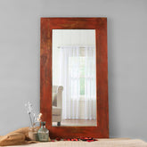 Savannah Vintage Red Mirror L:20" X H:32"