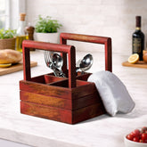Teak Wooden Condiment Set