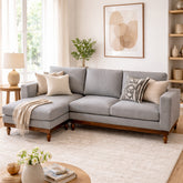 Blanca Upholstered Sofa With Chaise