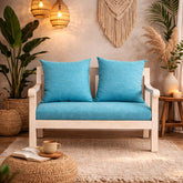 Breezy Blue Two Seater Sofa