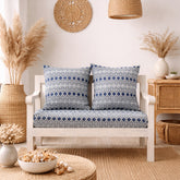 Moroccan Blue Two Seater Sofa