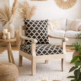 Moroccan coal Single seater Sofa