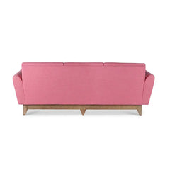 David Solid Wood Hand Carved Three Seater Sofa