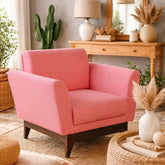 Lennard Solid Wood One Seater Sofa