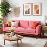 Lennard Solid Wood Three Seater Sofa