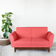 Lennard Solid Wood Two Seater Sofa