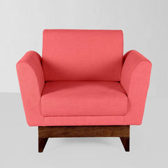 Lennard Solid Wood One Seater Sofa