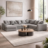 Striado Upholstered Sofa With Chaise Sectional