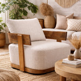 Raphael Solid Wood Arm Chair