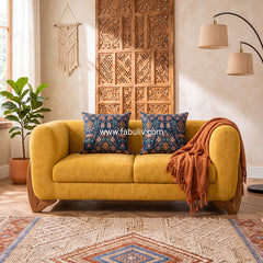 Cheshire 2 Seater Sofa in Mustard Color