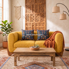 Cheshire 2 Seater Sofa in Mustard Color