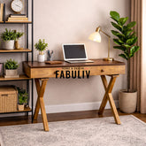 Perig Solid Wood Study Table