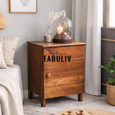 Reina Solid Wood Bedside Table