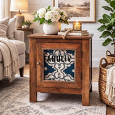 Kolam Solid Wood Bedside Table