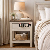 Margot Solid Wood Bedside Table