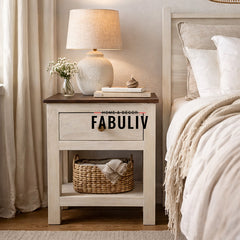 Margot Solid Wood Bedside Table