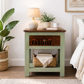 Mavis Solid Wood Bedside Table