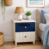 Drippy Blue Bedside Table