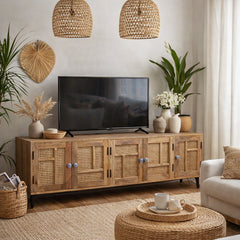 Theodore Solid Mango Wood TV Cabinet in 2 Colours