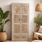 Dravidian Solid Wood Wardrobe