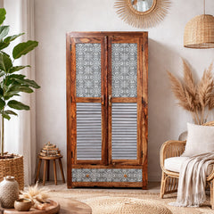 Felice Solid Wood Wardrobe