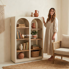 Advaya 8-Shelf Display Cabinet