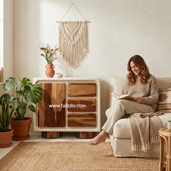 Advaya 3 Drawer and 1 Door Cabinet