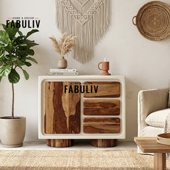 Advaya 3 Drawer and 1 Door Cabinet