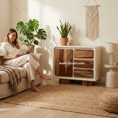 Advaya 3 Drawer and 1 Door Cabinet