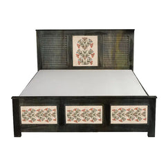 Hand Painted Solid Wood Bed
