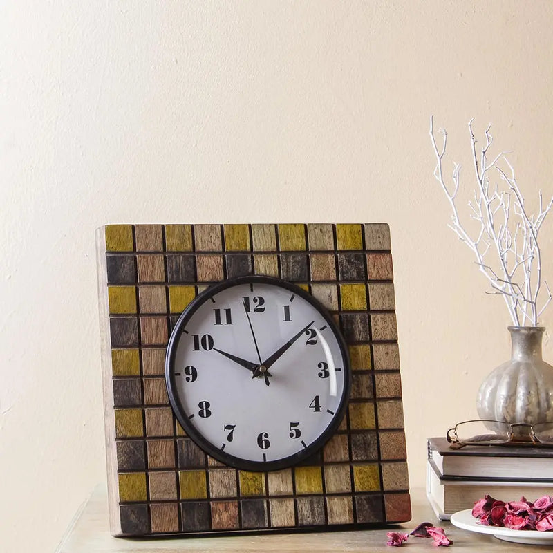 Bartlett 9 Square Table Clock