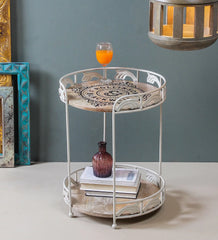 Buy Lubov Ivory End Table online