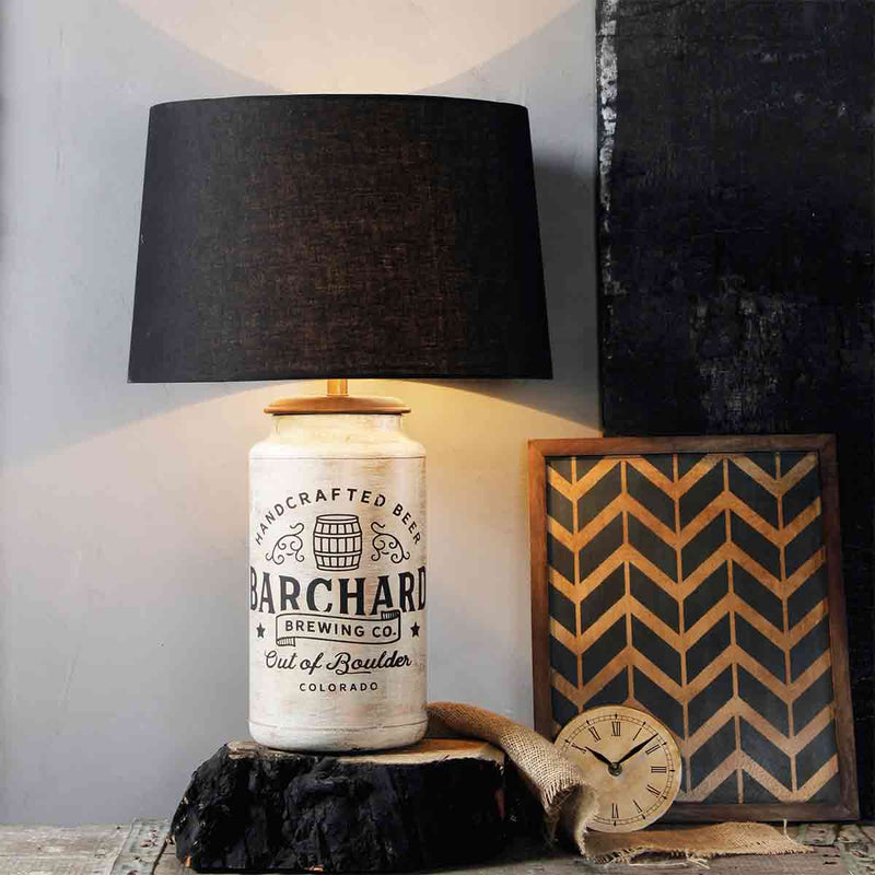 Alana Vintage White Table Lamp