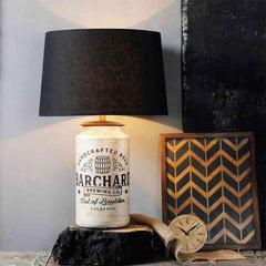 Alana Vintage White Table Lamp