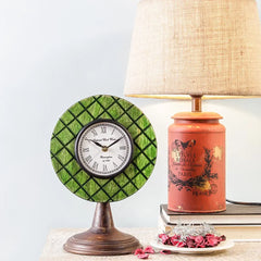 Elmira Wood Green 11 Table Clock