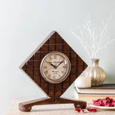 Madras Wood 11 Table Clock