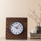 Madras 9 Square Table Clock