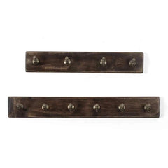 Vintage Natural Cloth Hooks Set of 2