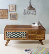 Buy Cheveron Blue Coffee Table online