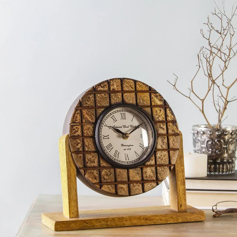 Madras Vintage 9 Table Clock