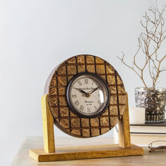Madras Vintage 9 Table Clock