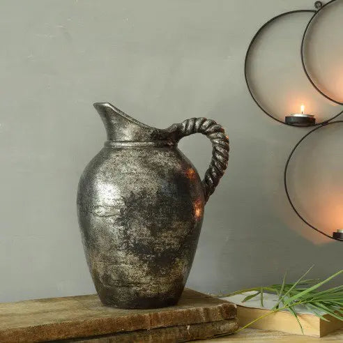 Giraud Vintage Style Jugs Siver Antique Large