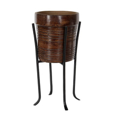 Sordello brown colour rustic vase online