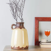 Textured Terracotta Vase