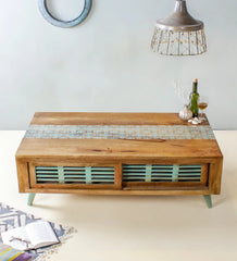 Buy Sula Teal Hand Painted Coffee Table online