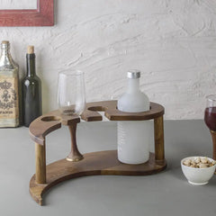 Merlot Wooden Mini Bar a