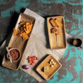 Set of 3 Wooden Serving Trays