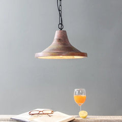 Wooden Ombre Pendant Lamp 1