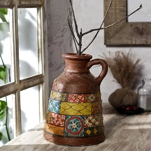 Opium Hand Painted Vase