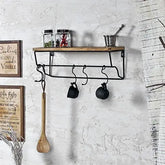 Selena Industrial wall shelf